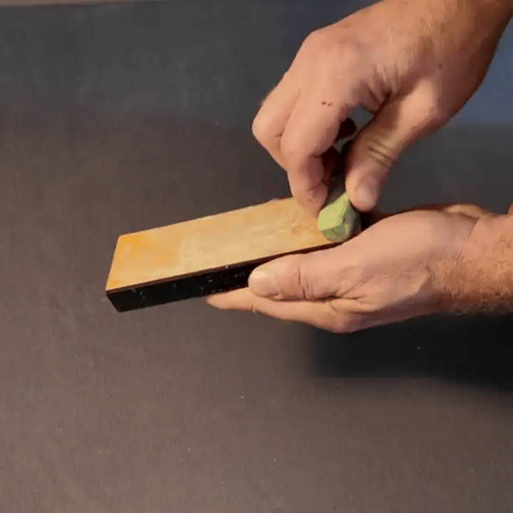 Polishing compound for knives and other tools